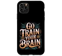 Carcasa para iPhone 11 Pro MAX Go Train Your Brain Fitness Enfoque Metas Bienestar -