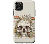 Carcasa para iPhone 11 Pro MAX Goblincore Aesthetic Vintage Botanical Mushrooms Skull