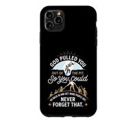 Carcasa para iPhone 11 Pro MAX God Pull You out of The Pit Recovery Faith Design