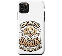 Carcasa para iPhone 11 Pro MAX Goldendoodle Mom Goldendoodle Dad Once You Go Dueño de Doodle