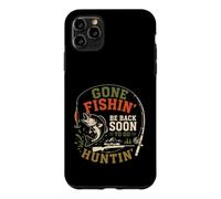 Carcasa para iPhone 11 Pro MAX Gone Fishing Be Back To Go Hunting Diseño Vintage