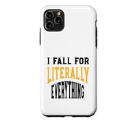 Carcasa para iPhone 11 Pro MAX Gracioso Clumsy Me enamoro Literalmente de Todo