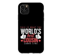 Carcasa para iPhone 11 Pro MAX Gracioso Decir Esto como se ve el Primo del Mundo