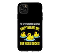 Carcasa para iPhone 11 Pro MAX Gracioso Diciendo Las pequeñas Voces Que mi Cabeza Sigue Diciendo Obtener más
