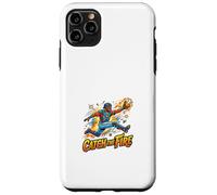 Carcasa para iPhone 11 Pro MAX Gráfico de Captura de acción de béisbol Catch The Fire