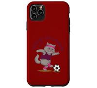 Carcasa para iPhone 11 Pro MAX Gráfico de fútbol You've Got To Be Kicking Me Cat