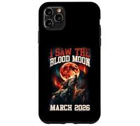 Carcasa para iPhone 11 Pro MAX Gráfico Retro de I Saw The Blood Moon 2026 Howling Wolves