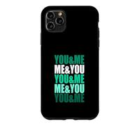Carcasa para iPhone 11 Pro MAX Gráfico Verde Azulado Claro Aqua Color You&Me&You&Me Teal Aqua