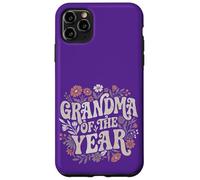 Carcasa para iPhone 11 Pro MAX Grandma of The Year Retro Floral Cute Grandmother Vintage