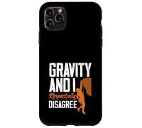 Carcasa para iPhone 11 Pro MAX Gravity and I Respectfully Disagree Escalar Divertido
