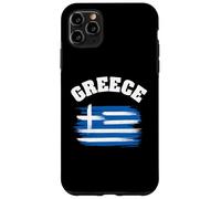 Carcasa para iPhone 11 Pro MAX Greece National Flag Country Pride Roots Vintage Gift