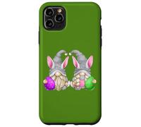 Carcasa para iPhone 11 Pro MAX Green Easter Gnomes For Women Cute Easter Eggs & Bunny Ears