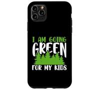 Carcasa para iPhone 11 Pro MAX Green Planet Me Estoy volviendo Verde para el Medio Ambiente de mis Hijos