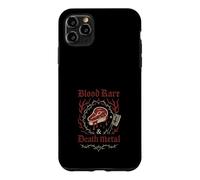 Carcasa para iPhone 11 Pro MAX Grill Metalhead Parrilla Barbacoa Cocinar Skull Rock Dad Vibes
