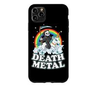 Carcasa para iPhone 11 Pro MAX Grim Reaper Riding Unicorn | Death Metal Pastel Goth
