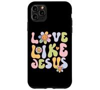 Carcasa para iPhone 11 Pro MAX Groovy Love Like Jesus Religious God Christian Graphic