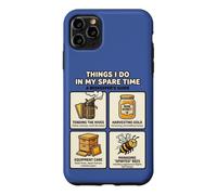 Carcasa para iPhone 11 Pro MAX Guía del Apicultor Cosas Que Hago en mi Tiempo Libre Bee Men