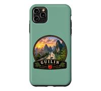 Carcasa para iPhone 11 Pro MAX Guilin China Montañas Karst Li Río Paisaje Viaje Desig