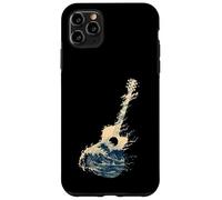 Carcasa para iPhone 11 Pro MAX Guitarra Wave Art Japonés Cool Hombres Mujeres Motivo Amante De La M
