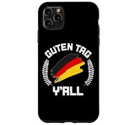Carcasa para iPhone 11 Pro MAX Guten Tag Y'all Biergarten Germany Flag German Beer Festival