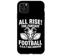 Carcasa para iPhone 11 Pro MAX Ha Llegado All Rise The Fantasy Football Goat, Divertida Cita