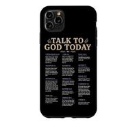 Carcasa para iPhone 11 Pro MAX Habla con Dios Hoy Cristiano Fe Oración Escritura Biblia