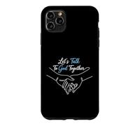 Carcasa para iPhone 11 Pro MAX Hablemos con Dios Juntos Grupo de Oración Cristiana