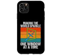 Carcasa para iPhone 11 Pro MAX Haciendo Que el Mundo Brille un Limpiador de Ventanas a la Vez