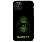 Carcasa para iPhone 11 Pro MAX Hacker Códigos Binarios Desarrollador de Software de TI Ciberseguridad