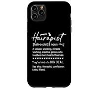 Carcasa para iPhone 11 Pro MAX Hairapist Hair Stylist Barber Work Beauty Salon Hairdresser