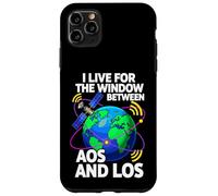 Carcasa para iPhone 11 Pro MAX Ham Radio Satellite AOS LOS Acquisition Signal Design