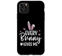 Carcasa para iPhone 11 Pro MAX Happy Easter Every Bunny Sign Every Bunny Loves Me Chicks
