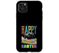 Carcasa para iPhone 11 Pro MAX Happy Easter Monster Truck Cool Digger Niños Niños Niños