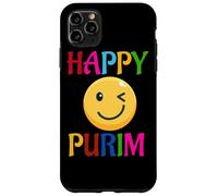 Carcasa para iPhone 11 Pro MAX Happy Purim Costume Funny Jewish Face Mask