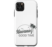 Carcasa para iPhone 11 Pro MAX Havana Good Time Funny Island Vacation Pun Travel Retro