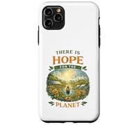 Carcasa para iPhone 11 Pro MAX Hay Esperanza para el Planeta Solarpunk Día de la Tierra Vida Verde