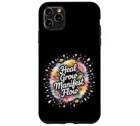 Carcasa para iPhone 11 Pro MAX Heal Grow Manifest Flow Spiritual Wellness Mindset -