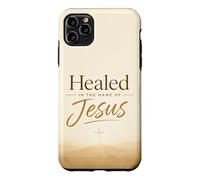 Carcasa para iPhone 11 Pro MAX Healed in The Name of Jesus - Cross at Sunrise