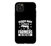 Carcasa para iPhone 11 Pro MAX Heaven Made Cows Farmers Do The Rest Funny Ganaderos