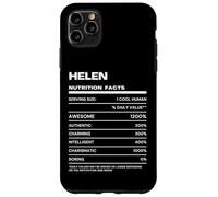 Carcasa para iPhone 11 Pro MAX Helen Datos de Nutrición Nombre Gracioso