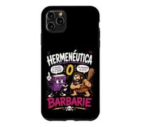 Carcasa para iPhone 11 Pro MAX Hermenéutica o Barbarie Humor Filosófico Divertido