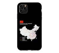 Carcasa para iPhone 11 Pro MAX High-Speed Train Railway - Souvenir Route Map China