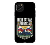 Carcasa para iPhone 11 Pro MAX High Tatras Bandera de Eslovaquia Vintage Mountain Travel Art