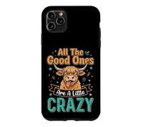 Carcasa para iPhone 11 Pro MAX Highland Cow All Good Ones Crazy Funny Dichos