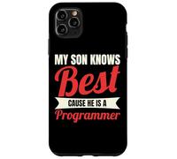 Carcasa para iPhone 11 Pro MAX Hijo Programador para mamá de un desarrollador y papá de un codificador