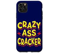 Carcasa para iPhone 11 Pro MAX Hillbilly Crazy Ass Cracker Cita Divertida Sureño de EE. UU