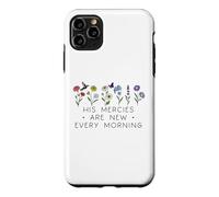 Carcasa para iPhone 11 Pro MAX His Mercies Are New Every Morning Bible Verse Christian God
