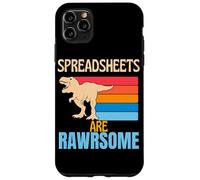 Carcasa para iPhone 11 Pro MAX Hoja de cálculo Divertida Son Impresionantes Hoja de cálculo de Dinosaurios