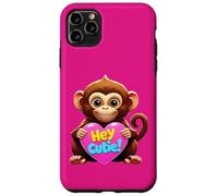 Carcasa para iPhone 11 Pro MAX Hola Cutie. Animal Gracioso, Saludo