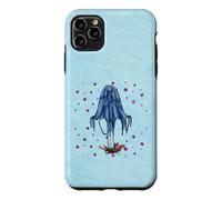 Carcasa para iPhone 11 Pro MAX Hongo Azul, Tapa de Tinta de Mal Humor